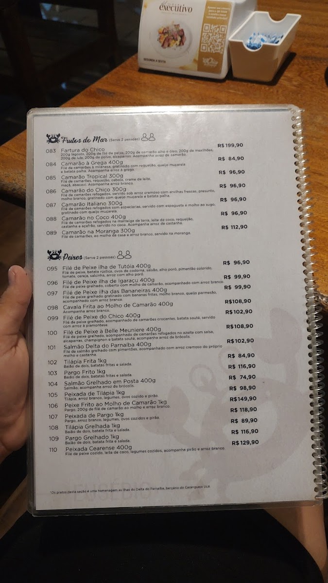 Menu Chico Do Caranguejo - Loja Eusebio-2